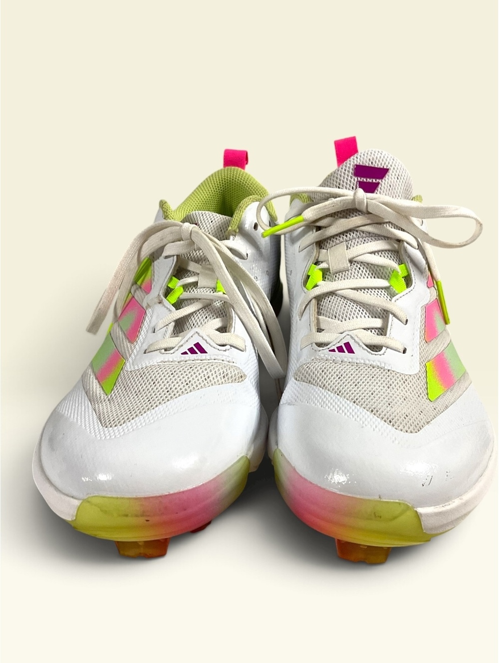 Adidas Adizero Instinct TPU Cleats Women's Size 11 "Remember To Have Fun"